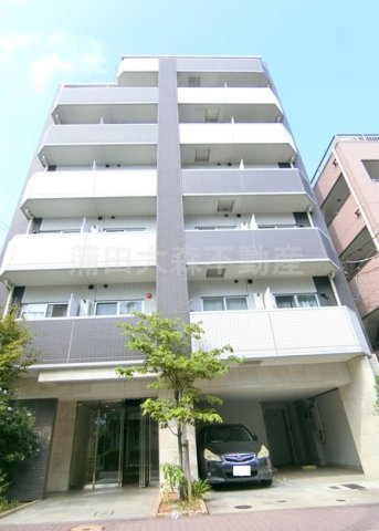 ライジングプレイス蒲田南の外観|2013年3月築　RC鉄筋コンクリート造地上7階建て総戸数37戸日会インターネット無料
東京都大田区仲六郷1丁目　京急本線雑色駅徒歩6分、JR京浜東北線蒲田駅徒歩15分