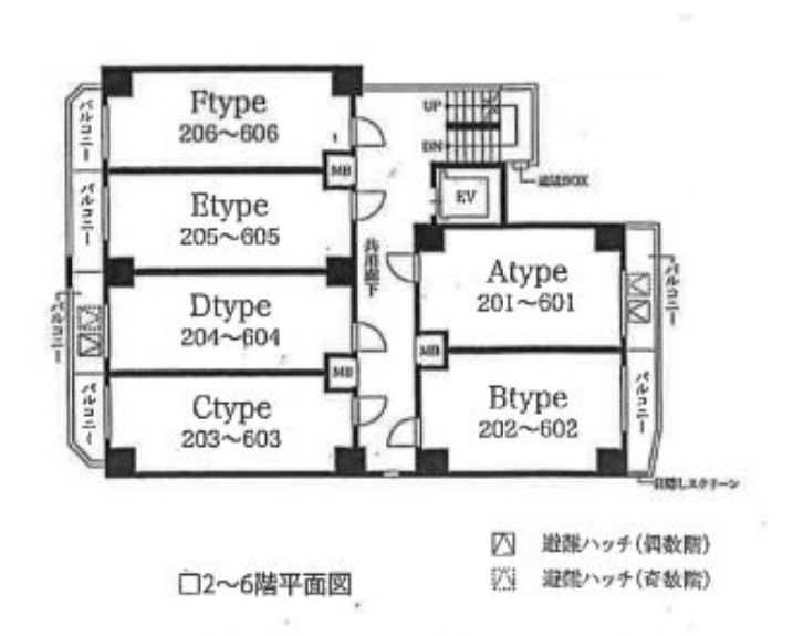 ライジングプレイス蒲田南の区画図