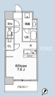 ＪＭＦＲｅｓｉｄｅｎｃｅ町田※初期費用分割あと払いサービス利用可能物件の間取り