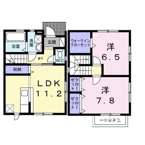 ソラーレＣの間取り