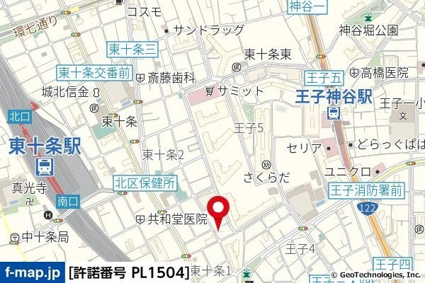 ルヴェデュソレイユの地図