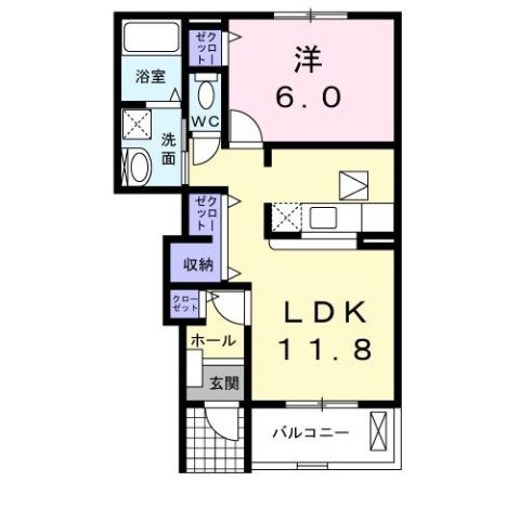 ファミール－Ⅱの間取り