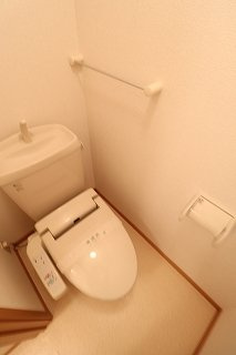 リオ・ラド・パティオ　Ａのトイレ|落ち着いたトイレです