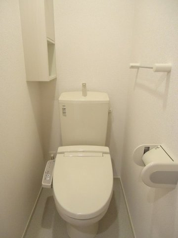 ハッピーメゾン　Ⅲのトイレ|シンプルで使いやすいトイレです