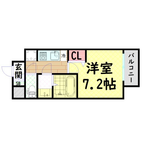 【間取り】 | ファステートNAMBA華月