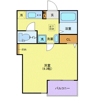 プリヴィア笹塚の間取り