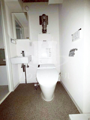 【トイレ】 | フラシア北赤羽 | コンパクトで使いやすいトイレです