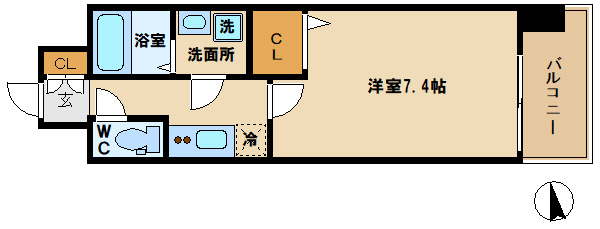 レジュールアッシュ京橋の間取り|レジュールアッシュ京橋　間取り
