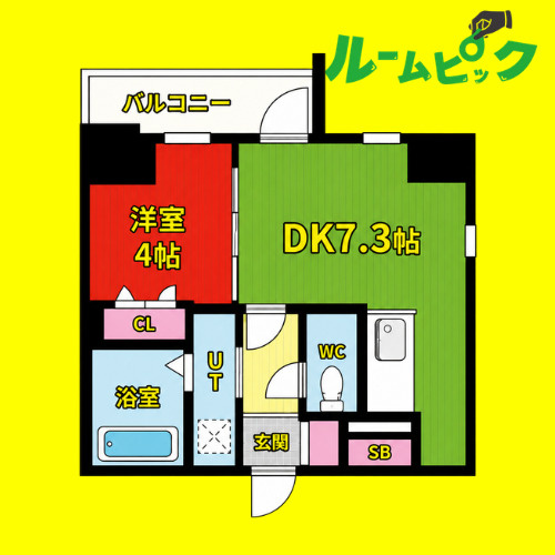 ザ・レジデンスパーク久屋大通　名古屋市賃貸　仲介手数料無料の間取り