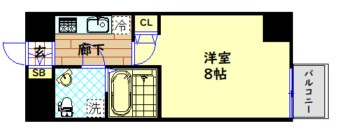【間取り】 | ザ・パーククロス阿波座