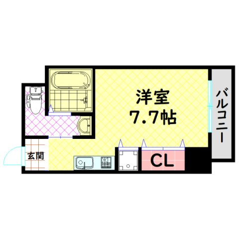 【間取り】 | コーラルポワント難波WEST