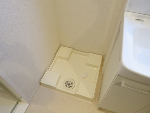 フォルテーヌⅤの洗面所|室内洗濯機置き場です。