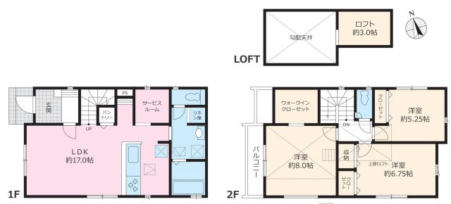 【間取り】 | 3SLDKは、サービスルーム、3つの居室、リビングダイニングキッチンを備えた間取り。収納や趣味のスペースを確保しつつ、広々としたリビングで家族団らんを楽しめます。ファミリー層に非常に人気のある間取り。