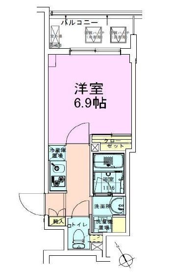 門前仲町レジデンス参番館の間取り