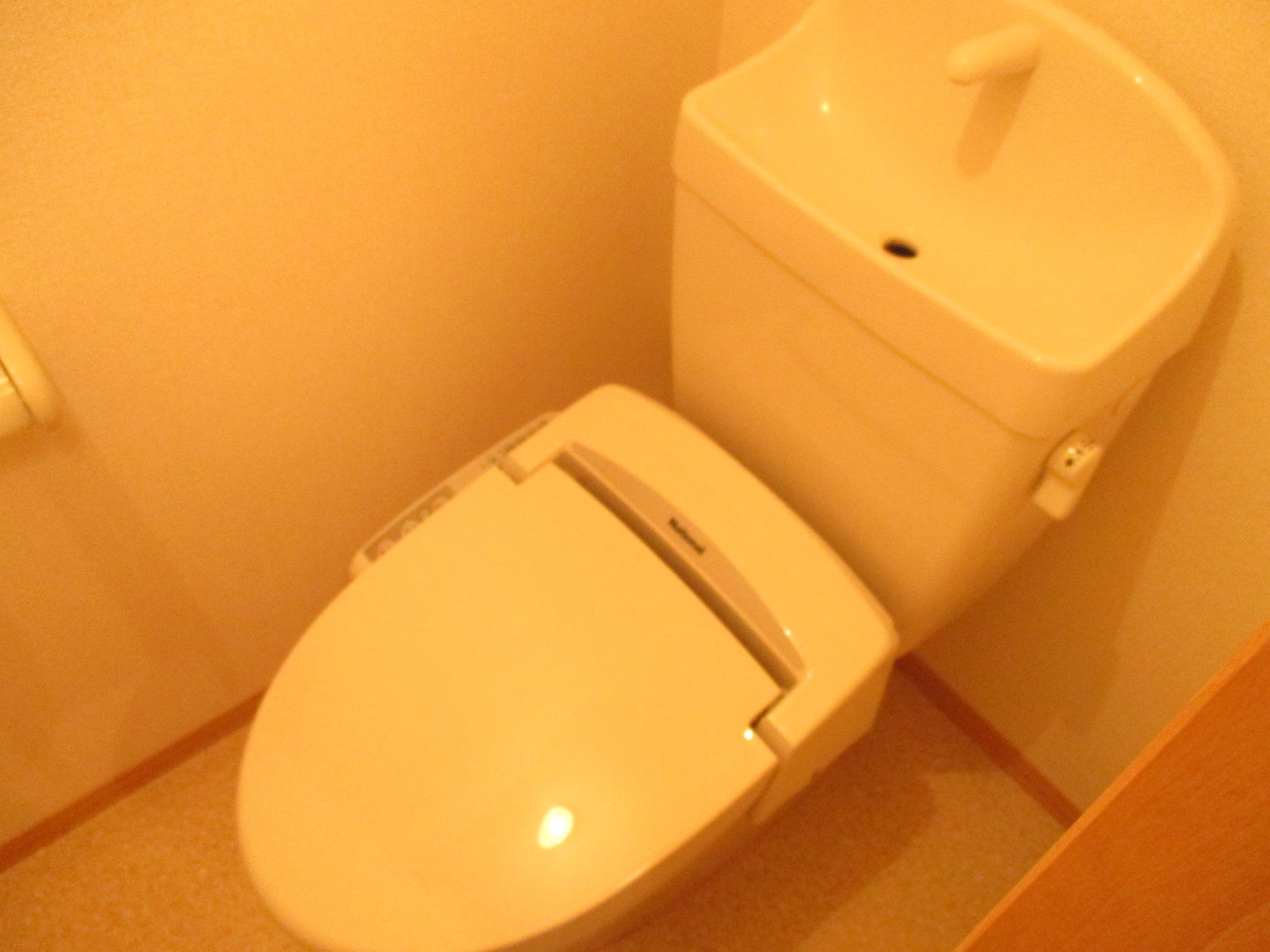 福知山市字堀のアパートのトイレ|温水洗浄便座付きのトイレです(^^♪