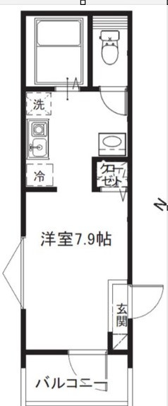 メルディア北戸田の間取り