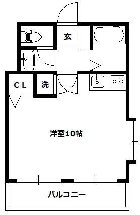 レジデンス西堀の間取り