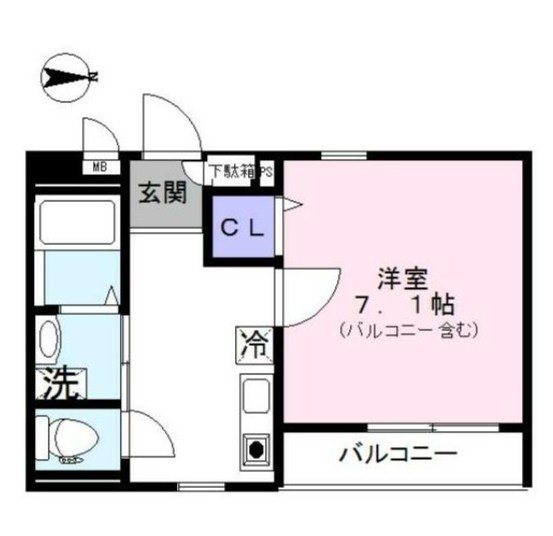 コスモ21の間取り