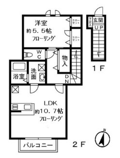 エラミカの間取り