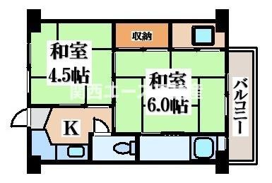 【間取り】 | ビレッジハウス滝山