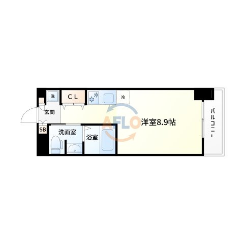 グレンパーク江坂Ⅱの間取り|グレンパーク江坂Ⅱ　間取り