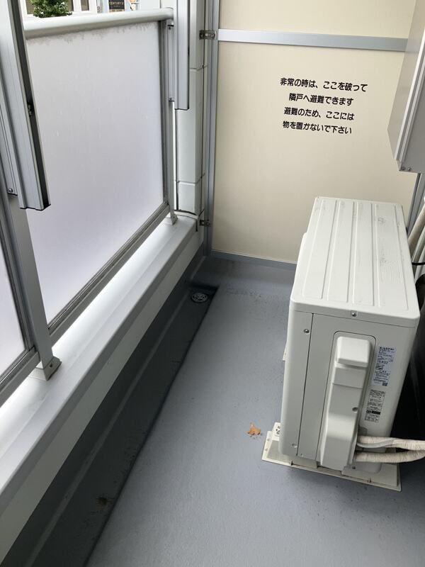 MELDIA与野本町のバルコニー|同施工別物件参考写真