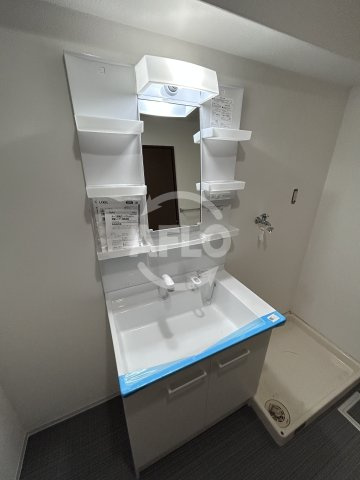 ハルフィー江坂の独立洗面台|洗面台
