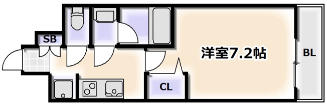 【間取り】 | Splendide NAMBAⅢ