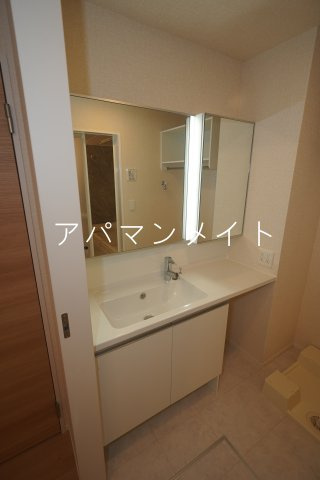 【洗面所】 | ウェルデンス戸塚Ｂ | シャンプードレッサーです