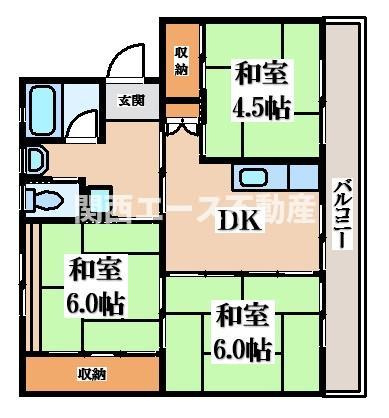 【間取り】 | ビレッジハウス津の井
