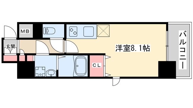 【間取り】 | BPRレジデンス江坂