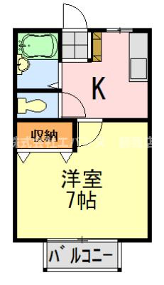 【間取り】 | コーポ千歳