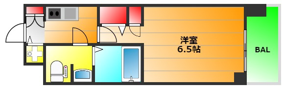 スワンズ谷町セントシティの間取り|現状有姿