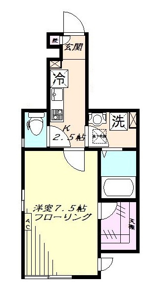 ヴィラルーエ の間取り|間取りです。