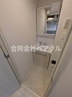 【洗面所】 | エスリード京都吉祥院 ヴィーナ | コンパクトで使いやすい洗面所