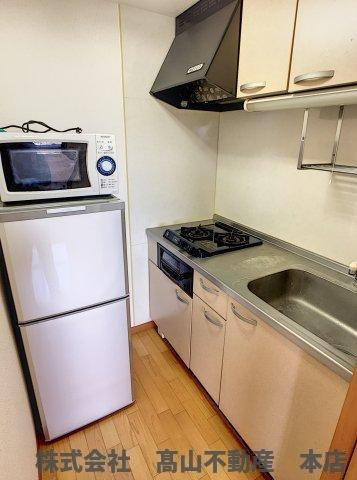 宗像市陵厳寺１丁目の賃貸マンションのキッチン