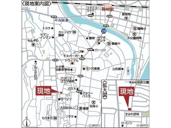 森町西 第2-2号棟のその他|現地案内図です。