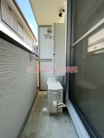 THE NOBLES 諏訪野町Ⅱのバルコニー|外からの目が気にならないバルコニーで洗濯物が干せます