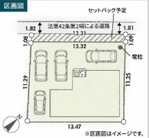 【仲介手数料０円】秦野市堀西第2　新築一戸建ての区画図|秦野市堀西第2　新築一戸建て
