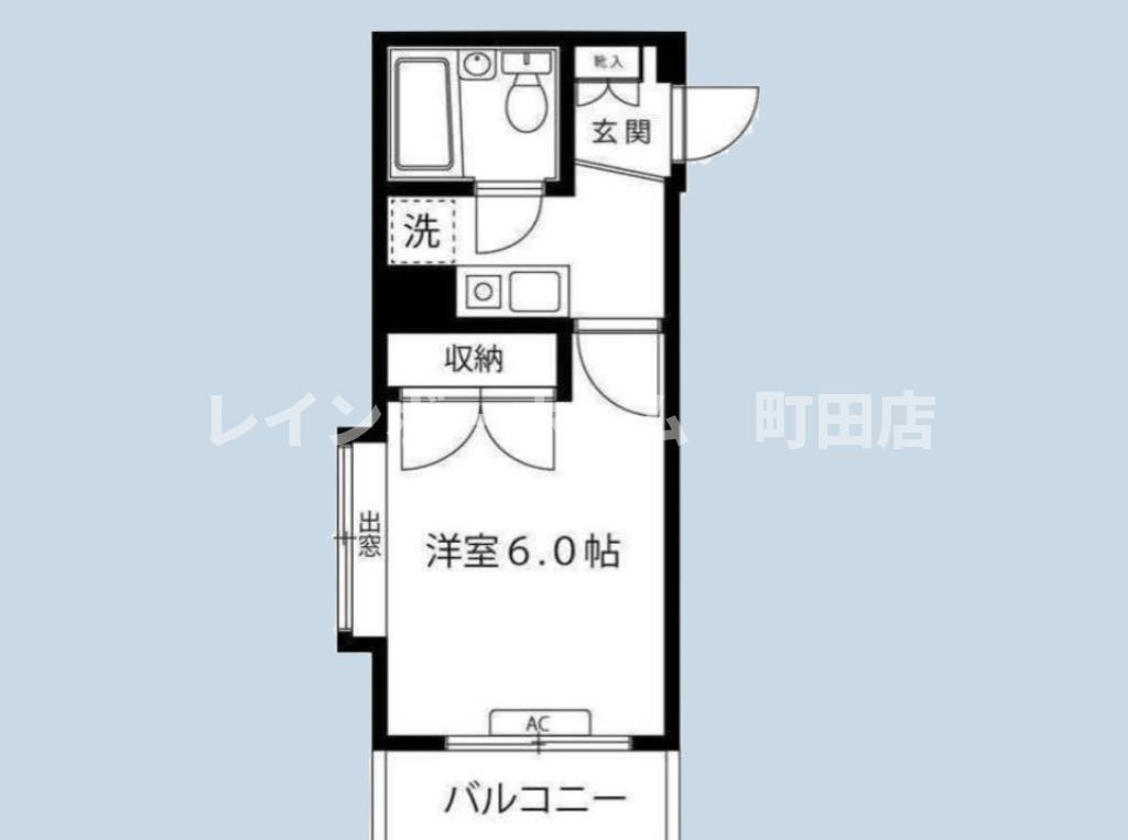 ラポール町田※初期費用分割あと払いサービス利用可能物件の間取り