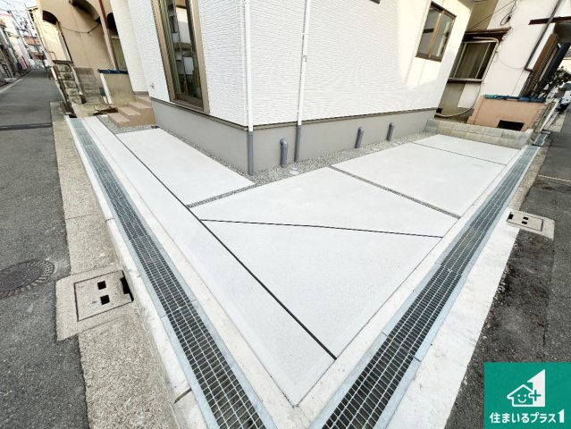 5(土)6(日)現地説明会！◆堺市西区浜寺石津町西　第1期　新築一戸建ての駐車場|駐車スペース！散水栓があるので、こまめに愛車を洗えます！