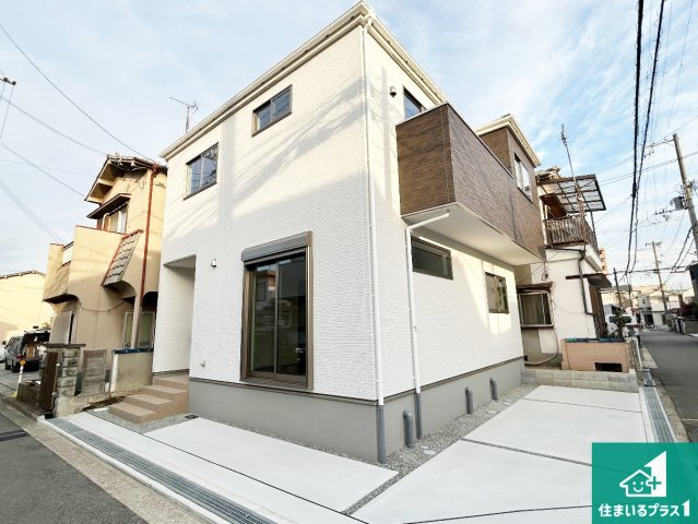12(土)13(日)現地説明会！◆堺市西区浜寺石津町西　第1期　新築一戸建ての外観|安心の10年保証！外観を美しく保ち、雨水で汚れを落とします！気になることがありましたら、お気軽にお問い合わせください！
