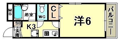 リバーサイド明光の間取り