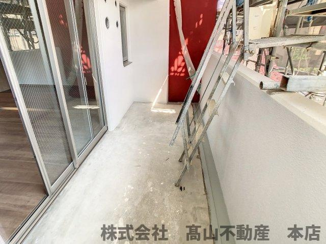 プログレス赤間駅前のバルコニー