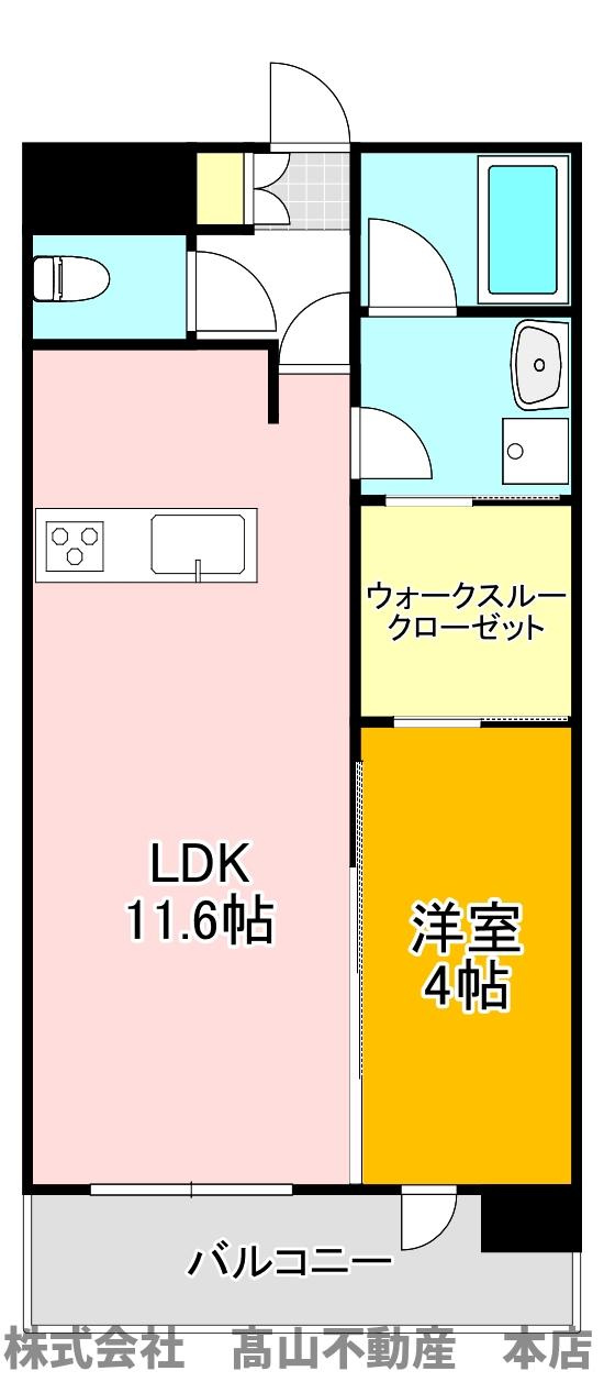 プログレス赤間駅前の間取り