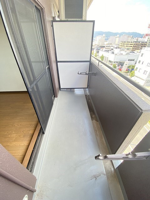 AUBE918のバルコニー