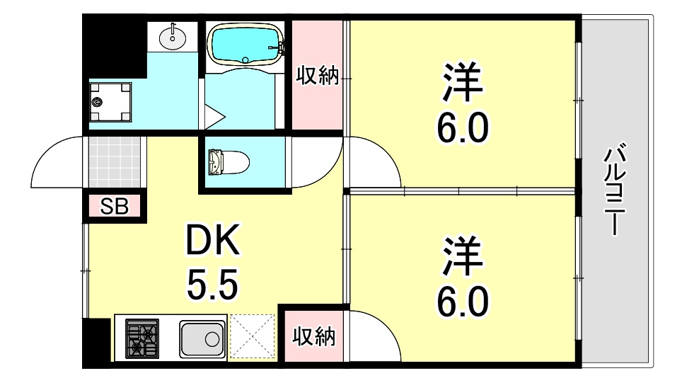 レジデンス香紀管理の間取り
