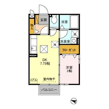 ブランシュ春日の間取り