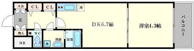 LC難波南の間取り