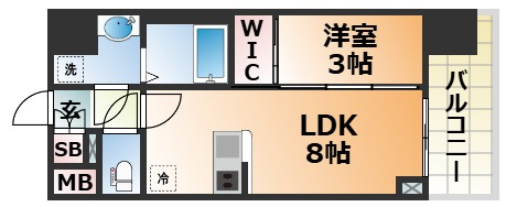 ワールドアイ神戸ハーバーランドⅢの間取り